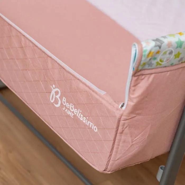 BEBELISSIMO - Lit Cododo - berceau bébé - lit bébé - Calin - dès la naissannce - rose-4