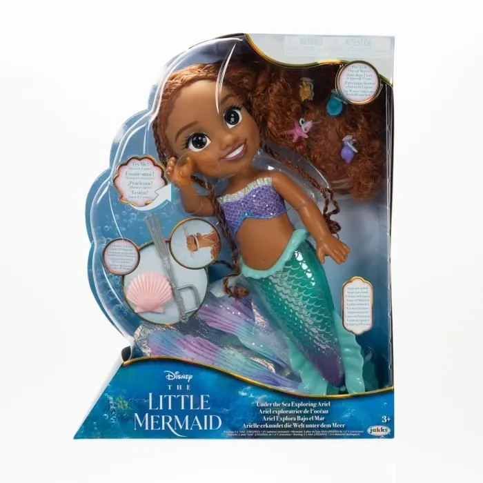 LA PETITE SIRENE LIVE ACTION - Poupée électronique ARIEL - 38 cm - JAKKS - 480465-2
