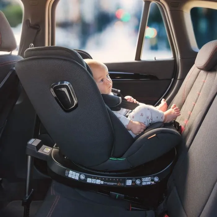 Siège auto - BABYAUTO - AITANA GREY ANTHRACITE - De la naissance à 12 ans - 0-36 kg - I-Size - ISOFIX - Pivotant 360° - ECE R129-6