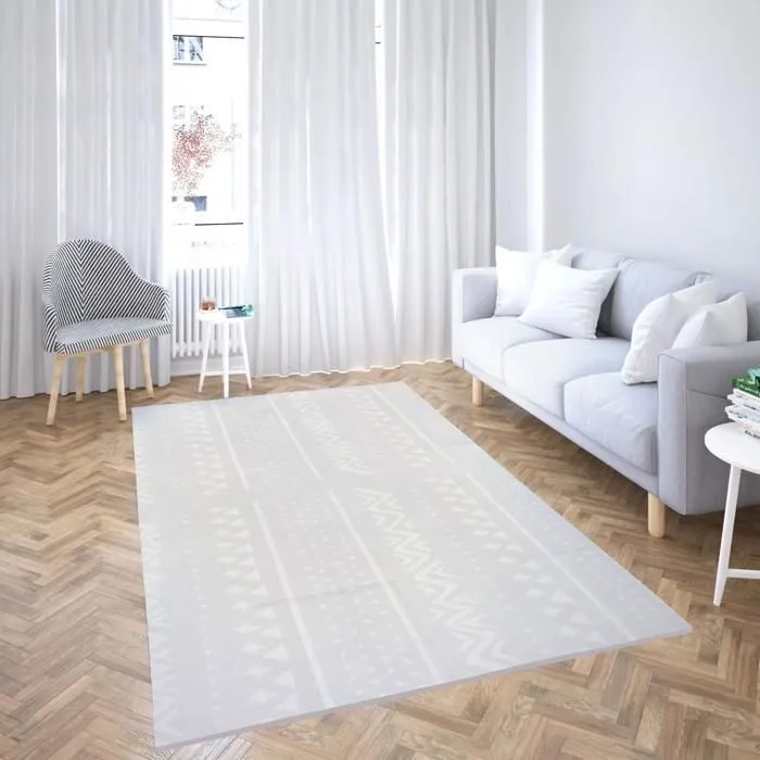 Mamabrum Tapis d'éveil Bébé 2 Faces 120x180X1 cm-  Eléphants ET Exotiques- Tapis de Jeux Enfant Mousse- Pliable- XPE-2