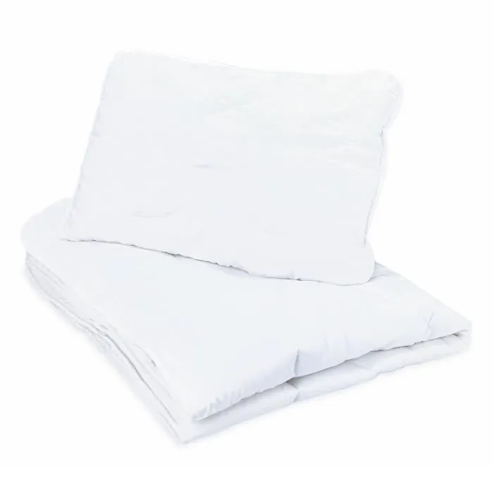 Parure de lit pour Enfant - AMAZINGGIRL - Blanc - 100x135 cm - Polyester - Uni-0
