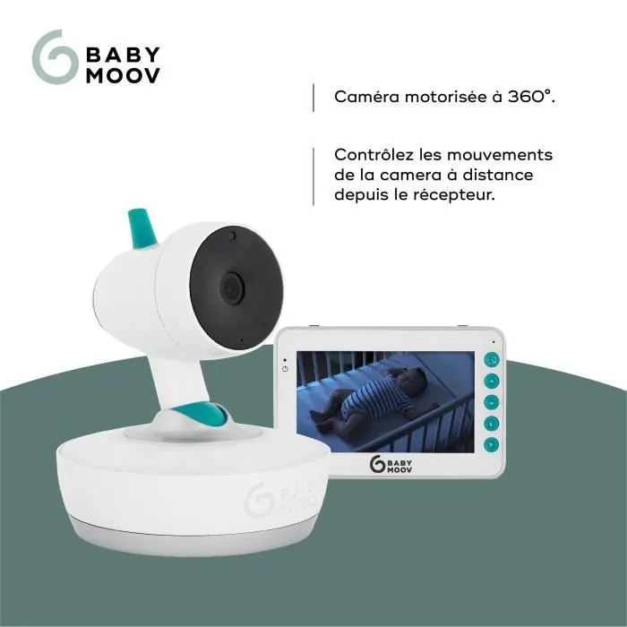 Babyphone Babymoov Babyphone Caméra YOO Moov-2