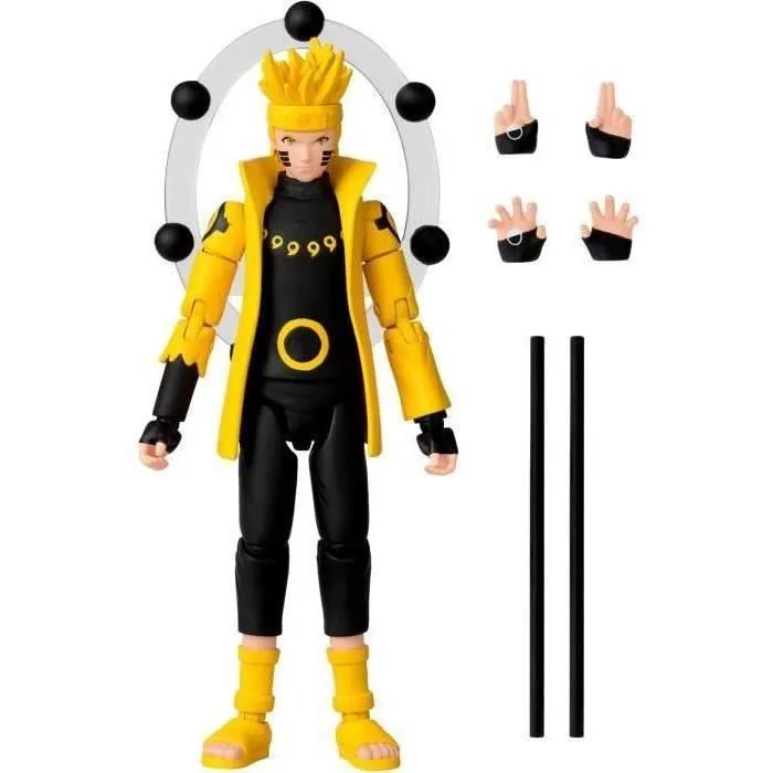 Figurine Anime Heroes Naruto Shippuden - Mode Sage des six chemins - BANDAI-0