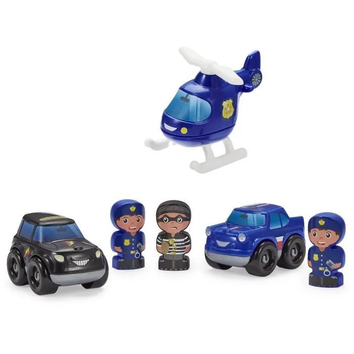Station de Police - construction en briques - dès 18 mois - Abrick-0