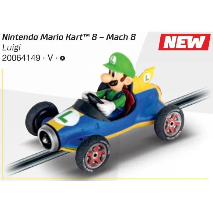 Circuit de course - CARRERA - Mario Kart™ - Mach 8 - 5,3 m - Dès 6 ans-3