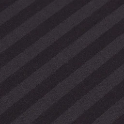 Drap plat rayé satin de coton égyptien 330 fils coloris noir 178 x 255 cm-3