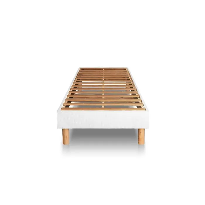 Ensemble Exclusive 80 x 190 cm sommier Kit Blanc-3