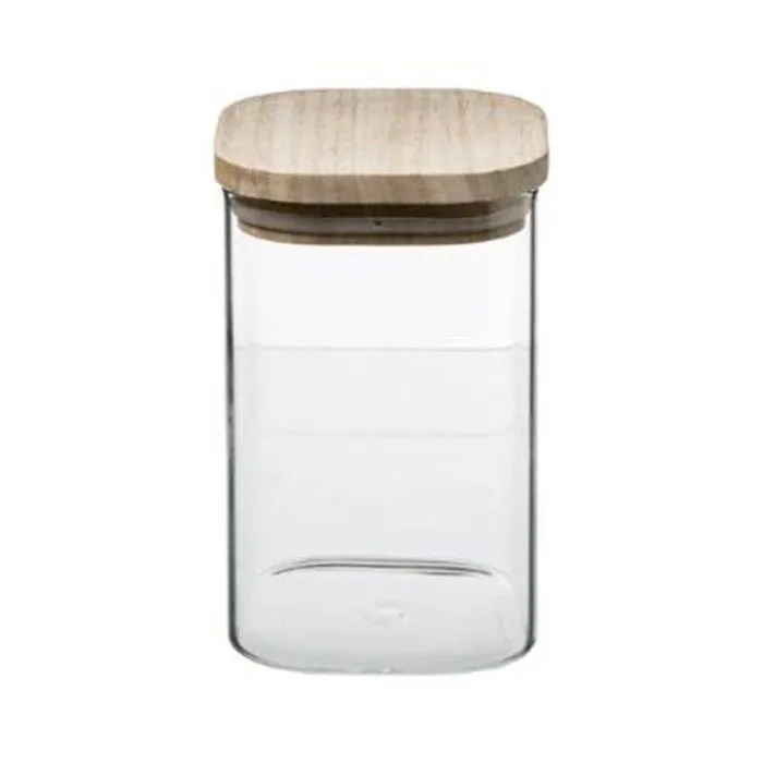 Lot de 3 Bocaux "Empilables" 24cm Transparent-3
