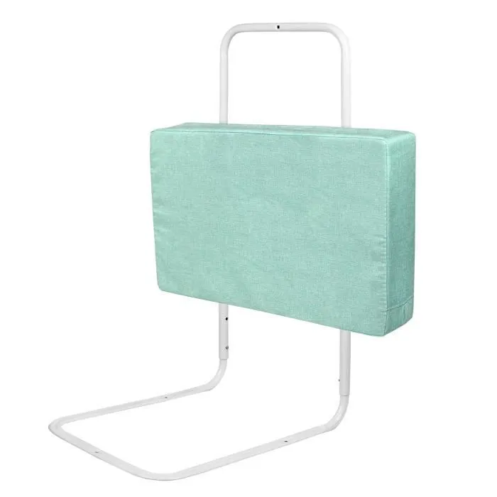 YUENFONG Barrière de lit de 60 cm, Protection anti-chute pour enfant - 5 trous Réglable en hauteur, Vert-0