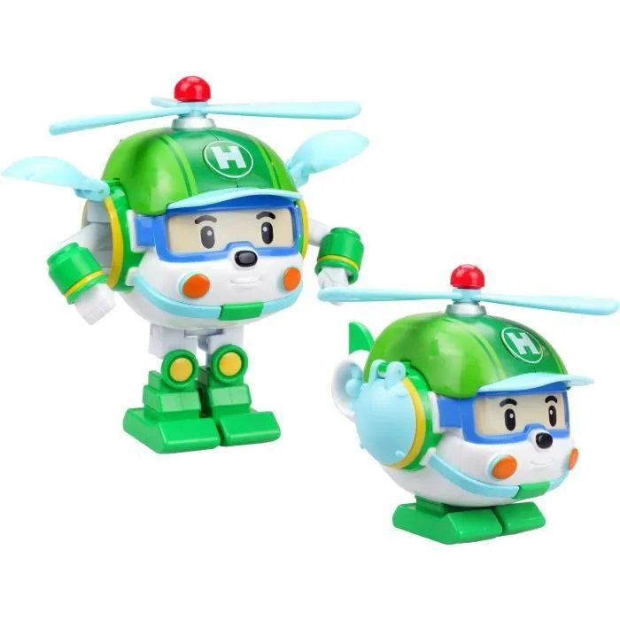 ROBOCAR POLI - ROBOCAR - Véhicule transformable Héli - Bras articulés - Jouet pour enfant dès 3 ans-0