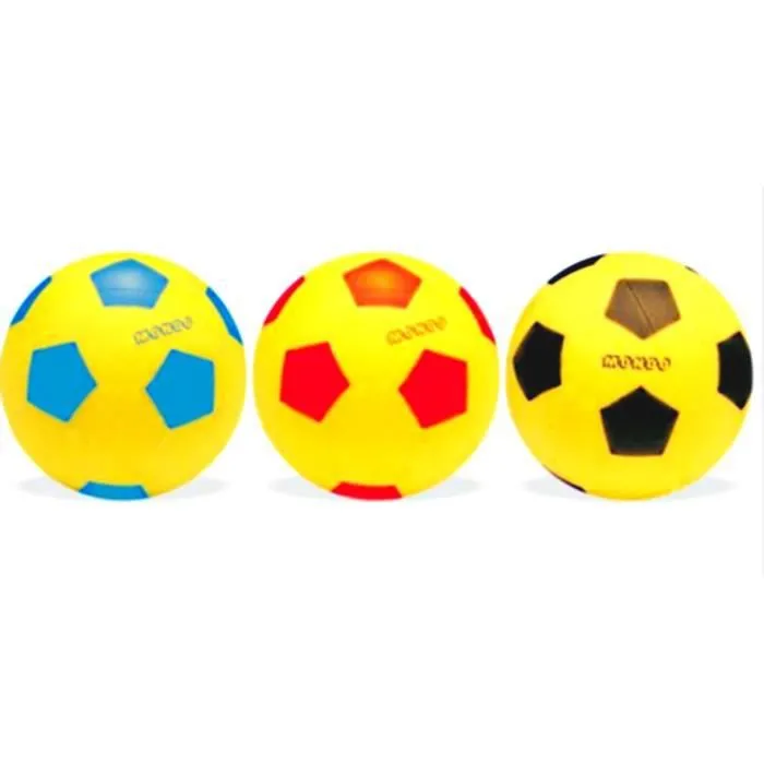 MONDO - Ballon en mousse - MultiSport - Jaune - Enfant - A partir de 3 ans-0