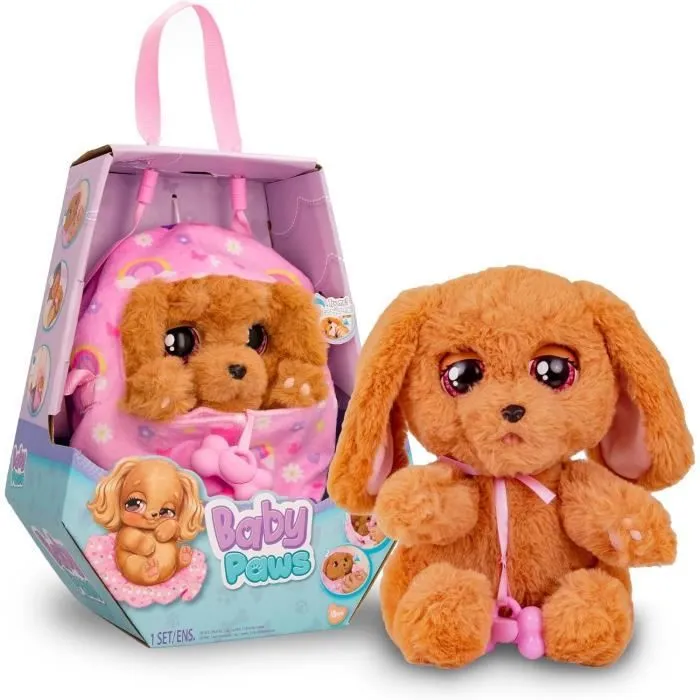 Peluche Baby Paws - mon bébé chien, Cocker - IMC Toys-0