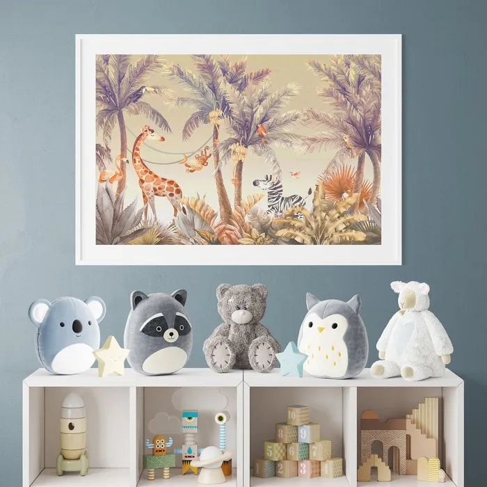 Poster / Affiche enfants - Jungle 3617681223221 - 100x150 cm-0