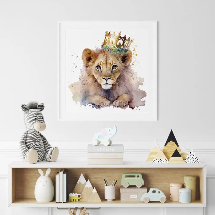Poster / Affiche carrée Enfants - Roi Lion 3617689592145 - 50x50 cm-0