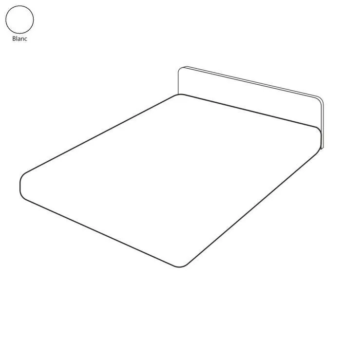 Drap housse - Sylvie Thiriez - 90x190 cm - Coton - Bonnet 30 cm - Uni-0