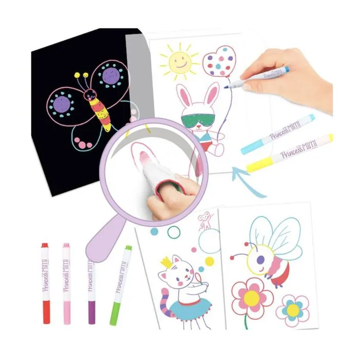 DEPESCHE 12102 PRINCESS MIMI-PAINT & SWIPE BOOK, LIVRE DE COLORIAGE AV-2