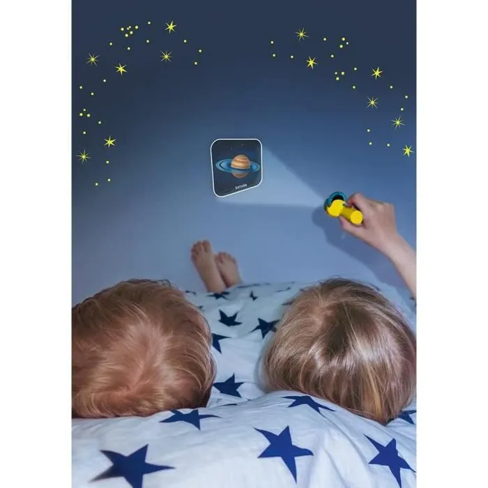 moses Verlag GmbH Petite lampe de poche pour enfant Motif étoiles et planètes Multicolore - Version Allemande - 38057-3