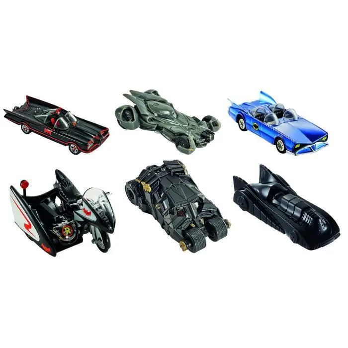 Véhicule - Grupo Erik - Batmobile - Assortiment de 8 véhicules - Noir - Pour enfants à partir de 3 ans-1
