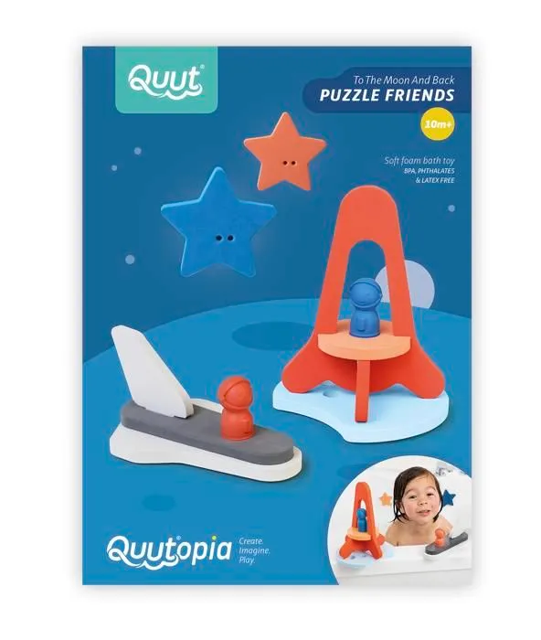 Quut - Puzzle de bain - Cap sur la lune-4