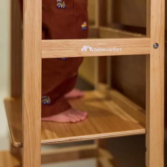 BEBECONFORT NOLA, Tour d'apprentissage Montessori, Evolutive, 3 hauteurs, 18M à 6 ans, 10 à 30 kg, montage facile, sécurité certifié-4