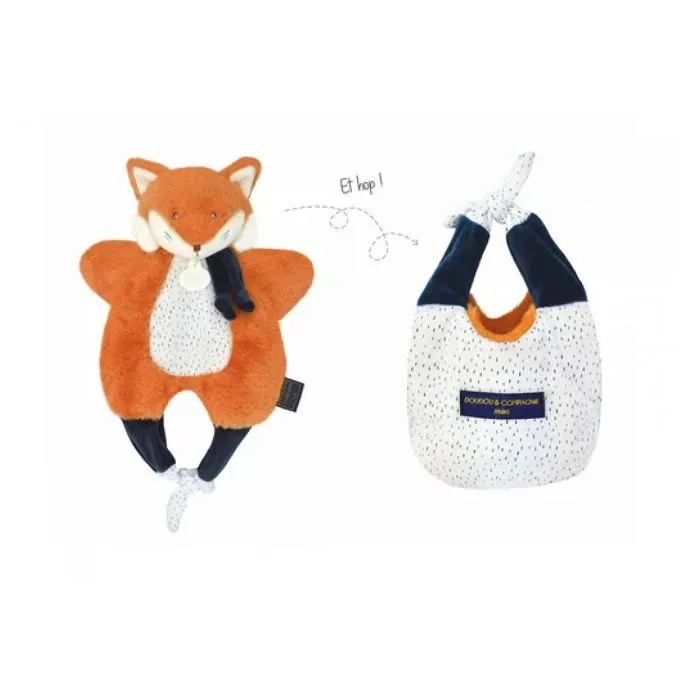 Doudou Renard roux Amusette 3 EN 1-0