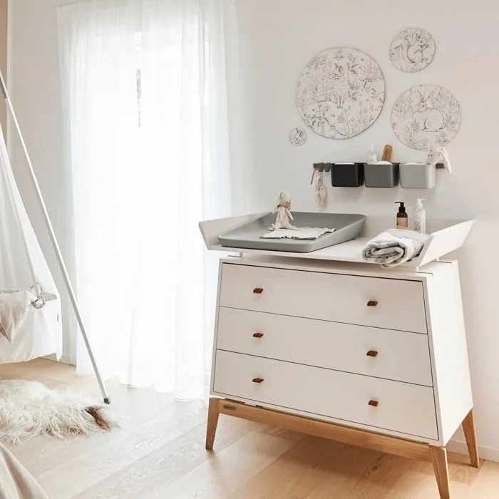 Leander - 720641-03 - Plan à langer pour commode Luna Blanc-1
