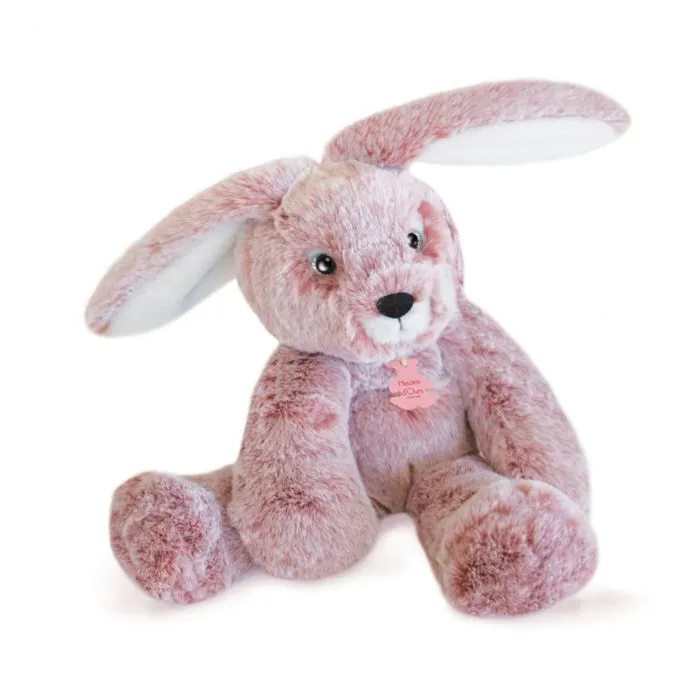 Histoire d'Ours - Peluche Lapin Rose Sweety Mousse 25 cm - DOUDOU ET COMPAGNIE-0