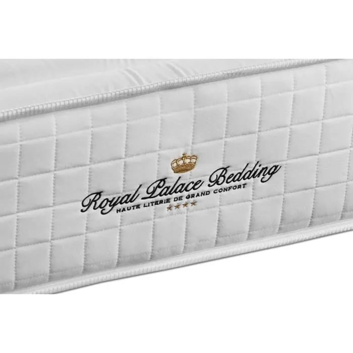 Ensemble matelas sommier 90x200 Buckingham Mémoire de forme - Equilibré - Noir-3