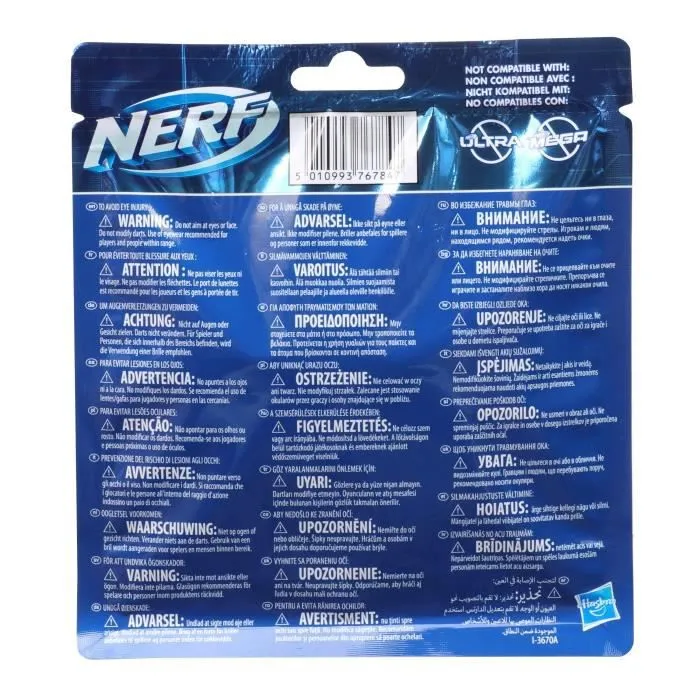 NERF Elite 2.0 Recharge de 20 fléchettes - En mousse NERF Elite 2.0 officielles - compatibles avec les Blasters NERF - Dès 8 ans-2