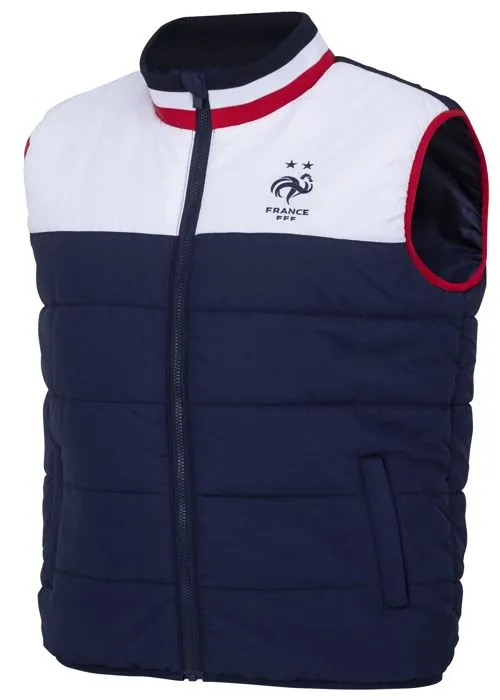 Doudoune sans manche FFF - Collection officielle Equipe de France de Football-0