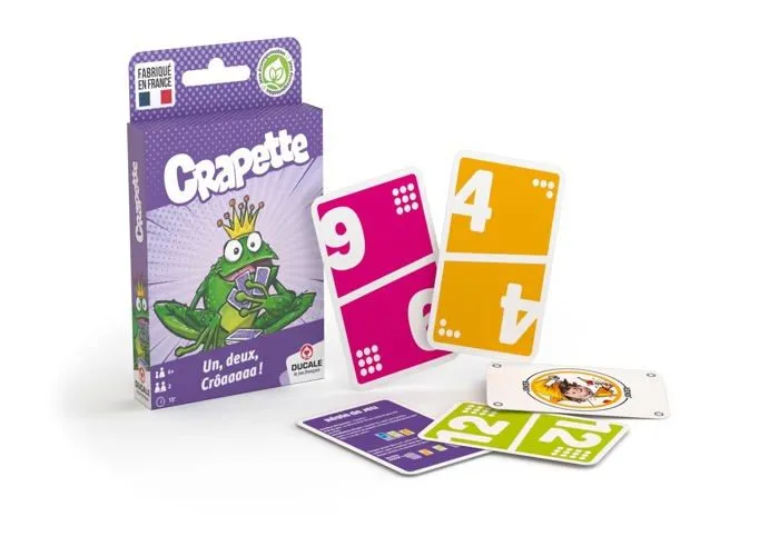 La ducale - 10036683 - Ducale - La Crapette - Jeu de Cartes Enfant - Jeu de rapidite et de reflexe - A partir de 6 Ans-0