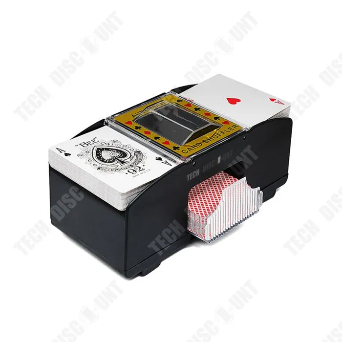 TD Machine Mélanger Cartes Automatique Poker Blackjack Utilisée Manuellement Électriquement Conçue Croupiers Casino Équipement Jeu-3