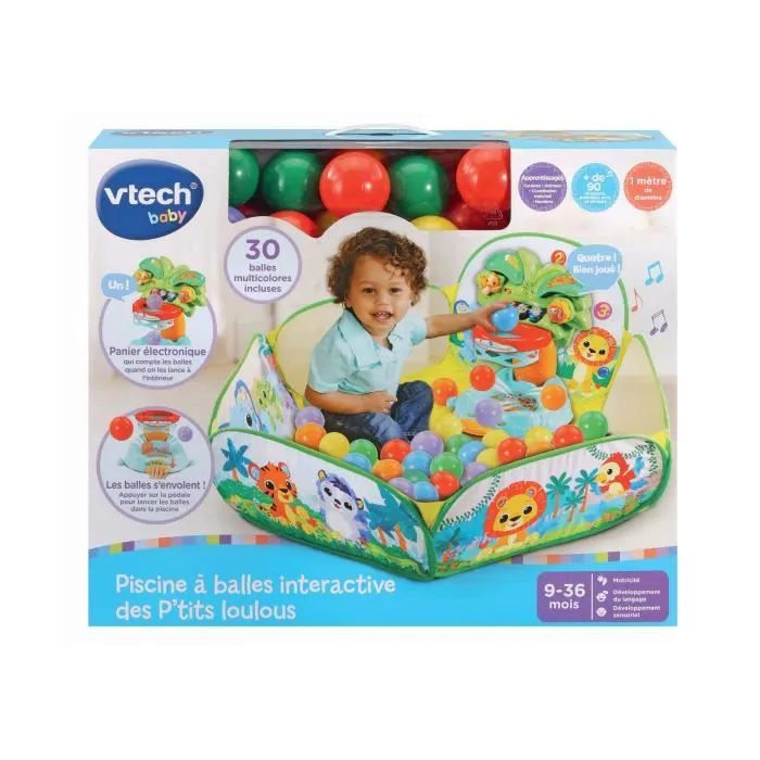 VTECH BABY - Piscine à Balles Interactive des P'tits Loulous-2