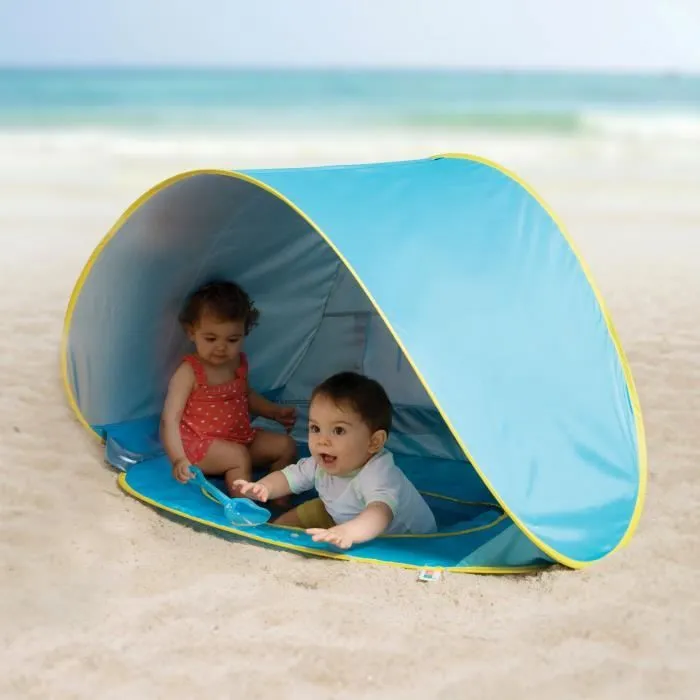LUDI Tente de plage et piscine pour bébé - en tissu avec protection UV 50 - dès 10 mois-3