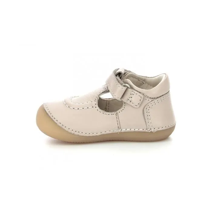 Sandales bébé garçon Kickers Salome - beige - 18-2