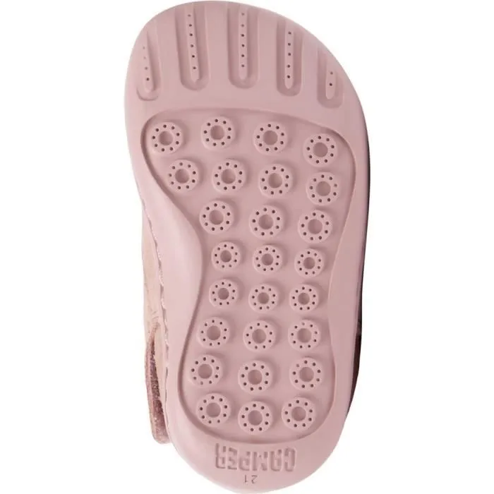 Bottines bébé fille - Camper - Peu Cami - Nubuck rose - Semelle 100% caoutchouc recyclé-3