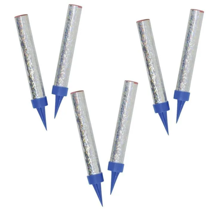 6 bougies-fontaines lumineuses 12 cm-0
