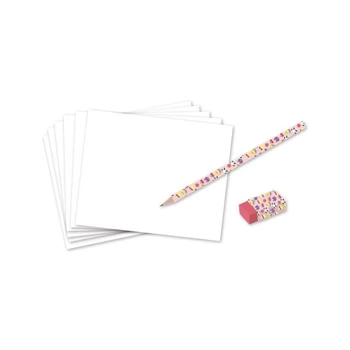 Kit Dessin Enfant - JANOD - Step by Step Drawing - 20 Modèles Kawaii - 25 Feuilles - Dès 6 ans-1