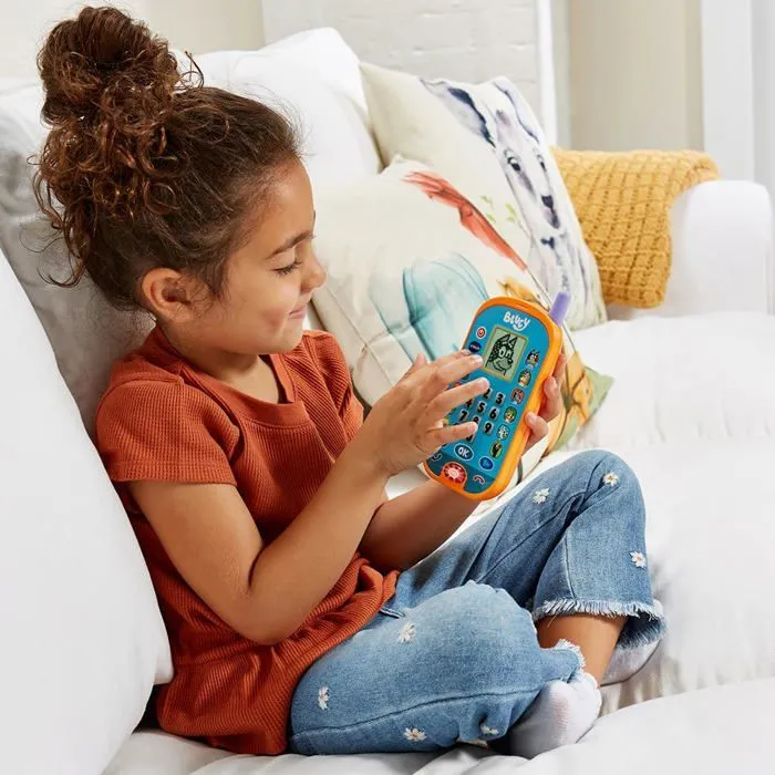 Telephone jouet enfant Vtech - 3480-554622 - Telephone d'activites Bluey, , Moyen-3