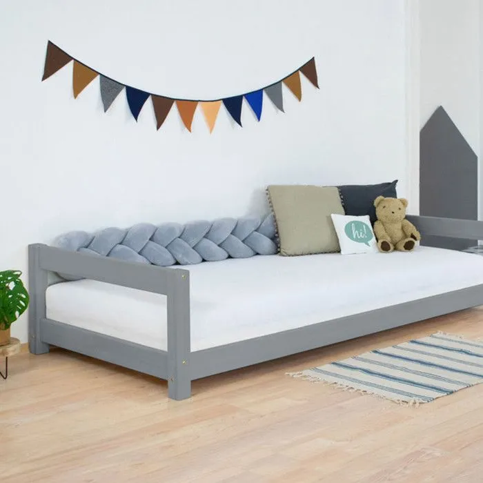 Lit enfant KIDDY 120 x 190 gris-1