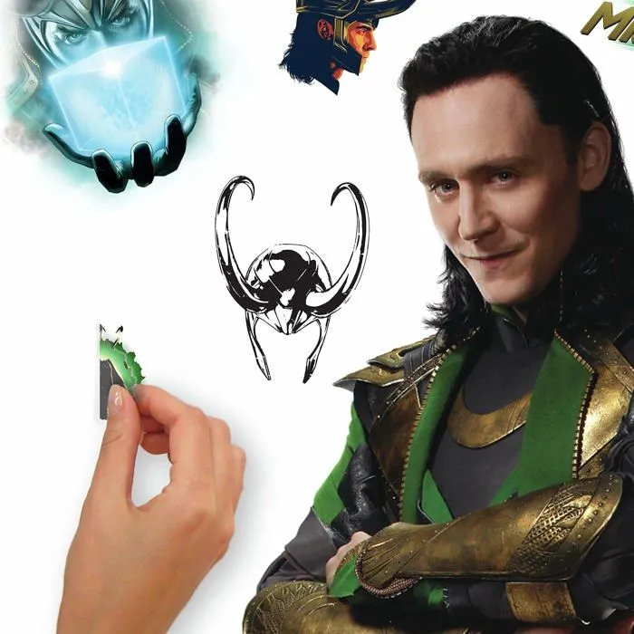 Stickers - lettres adhesives Marvel - RMK4725GM - Sticker repositionnable, Vinyle, 92,71 x 43,82 cm-3