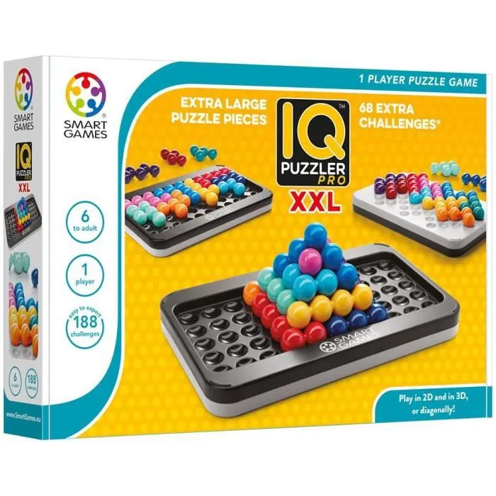 Smart Games IQ Puzzler Pro XXL (188 opdrachten)-0