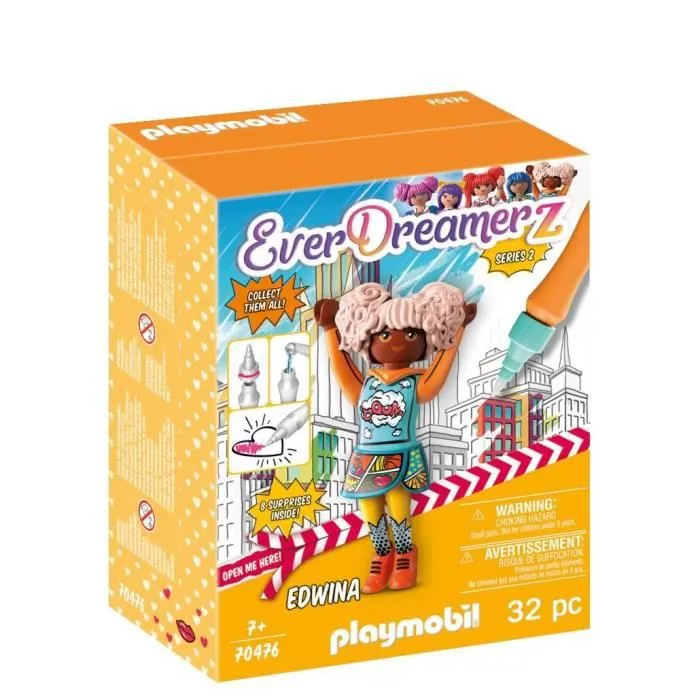 PLAYMOBIL - Everdreamerz - Edwina BD - Bracelet et feutre spécial inclus-0