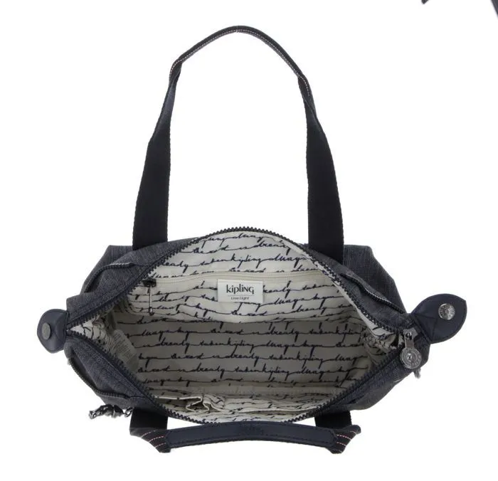 Sac à main - Kipling - Art Mini - Bleu (Active Denim) - 100% polyamide - Bandoulière ajustable-5