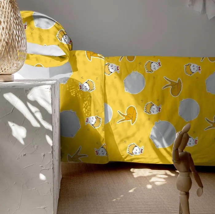Parure housse de couette 2 pièces Les planetes (D) 155x220 cm (Lit 80/90)-1