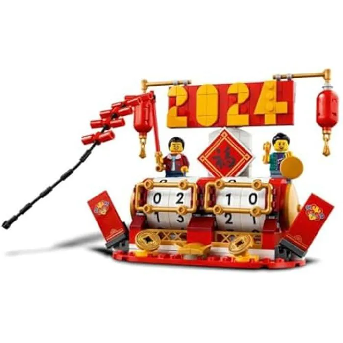 Calendrier LEGO - LEGO - Calendrier de célébration - 2 figurines - Nouvel An lunaire - Multicolore-0