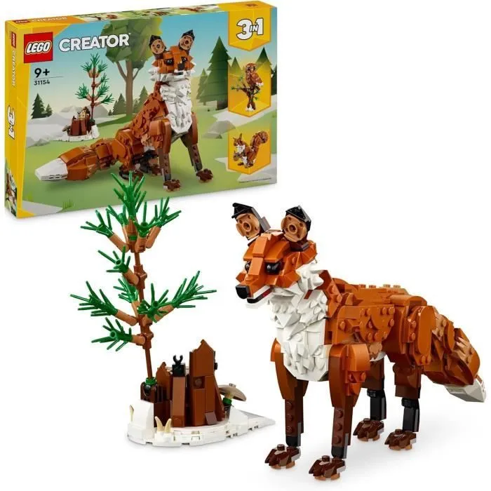 Jouet - LEGO - 31154 - Renard Roux - 3-en-1 - Animaux de la Forêt-0
