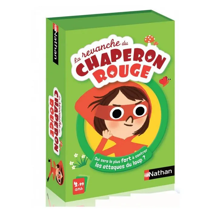 Jeu de Cartes - NATHAN - La Revanche du Chaperon Rouge - Mixte - Dès 4 ans-2