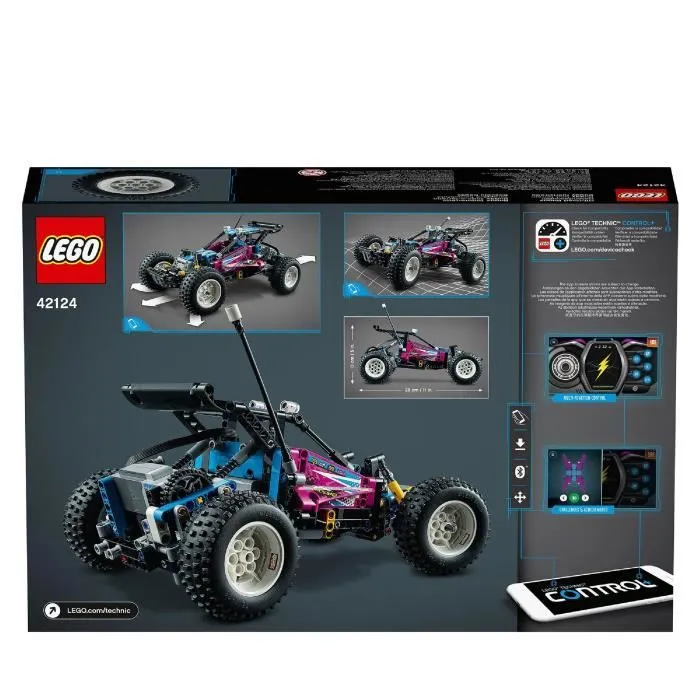 LEGO® Technic 42124 Buggy Tout-Terrain, Maquette Voiture, Buggy Télécommandé, Jouet Voiture, Enfants 10 Ans et Plus-4