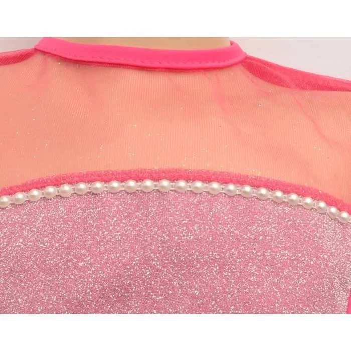 Robe de costume de princesse Barbie Ballerina - CIAO - Taille 5-7 ans - Rose - Enfant-1